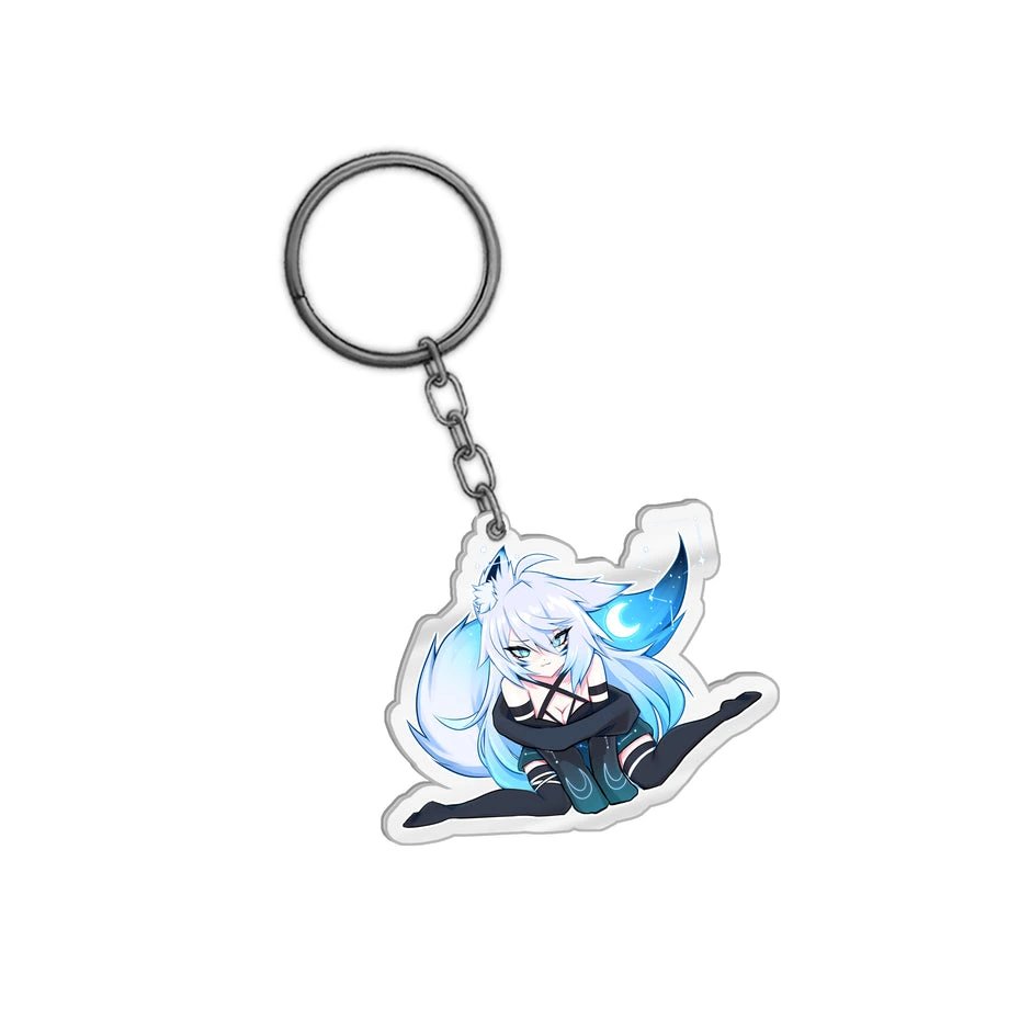 MysticLight Sits acrylic keychain from UwU Market.